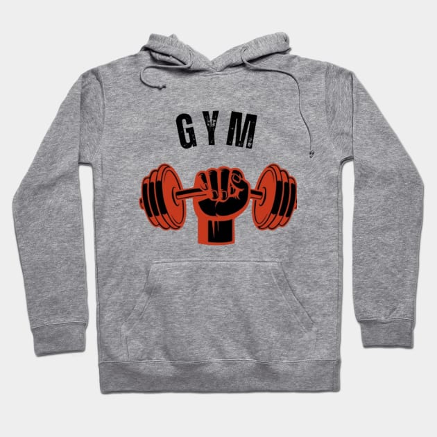 gym Hoodie by Nahlaborne